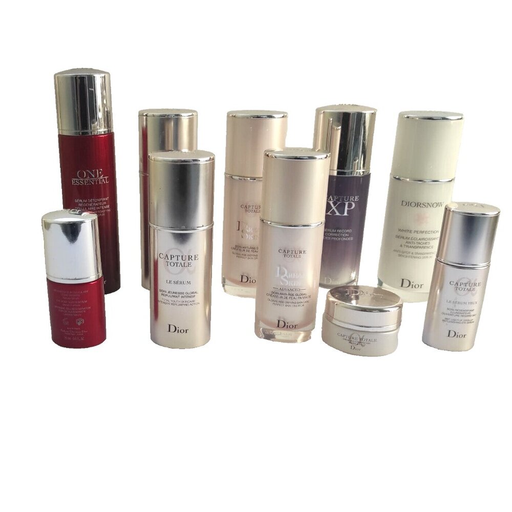 Vintage Reusable Empty Dior Skincare Containers/Jars